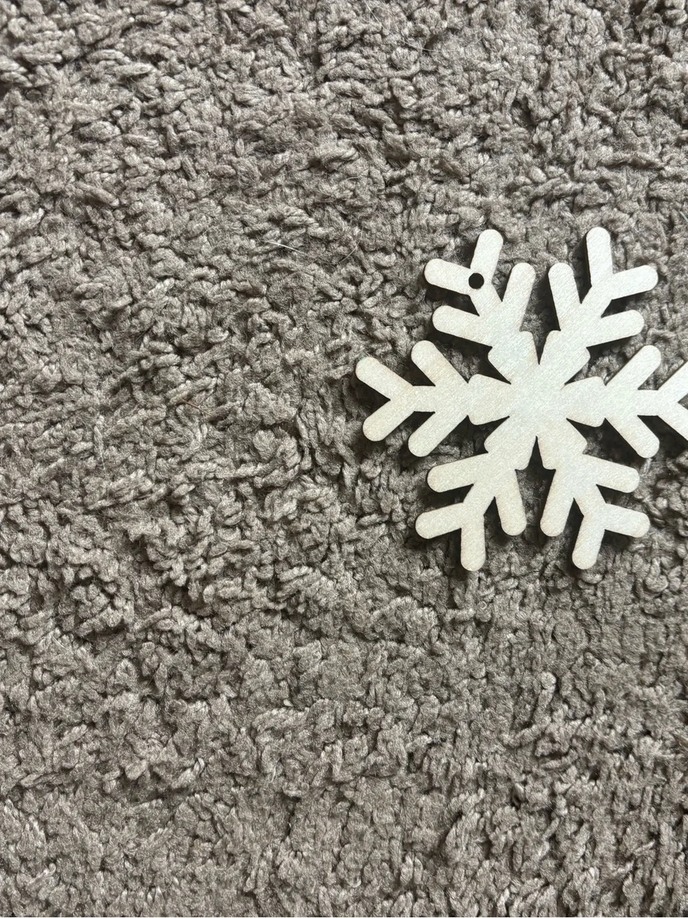 Green Snowflake Holiday Ornament - Decorative Accent